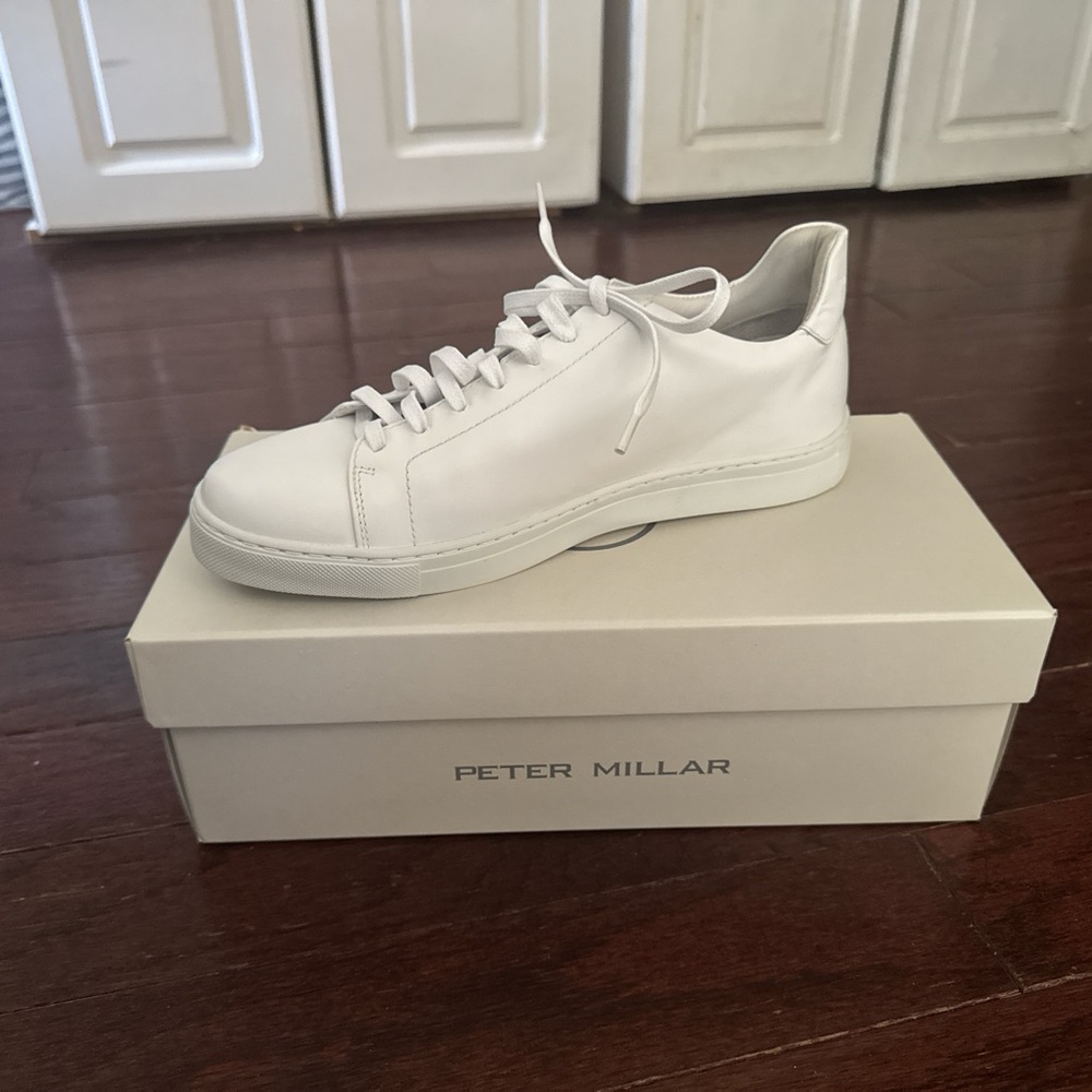 Women’s Peter Millar Classic White Sneakers